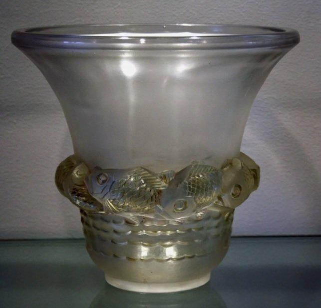 Lalique - René Lalique - Vaas - Piriac - Glas - Renè Lalique, Antiek en Kunst, Antiek | Glas en Kristal