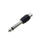 Mono-Audioadapter - 6.35mm Jack (m) naar RCA (Tulp) (v), Verzenden, Nieuw