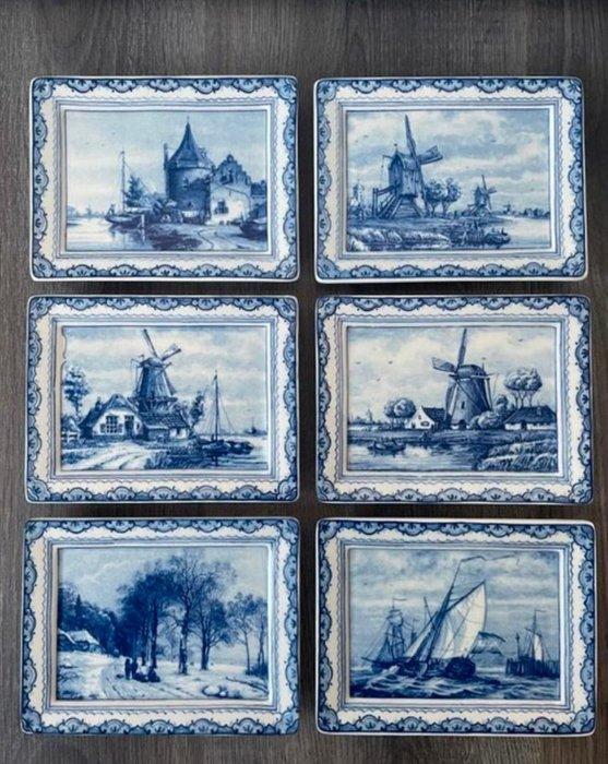 De Porceleyne Fles, Delft - A. Schelfhout - Wandbord -, Antiek en Kunst, Curiosa en Brocante