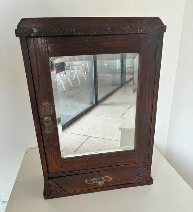 Kast - Eikenhout - Vintage Medicijnkastje, Antiek en Kunst, Antiek | Overige Antiek