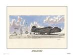 Kunstdruk Star Wars Concept Art Milennium Falcon 40x30cm, Verzenden, Nieuw