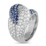 Ring - 18 karaat Witgoud, 18K witte goud 1,72ct diamant en, Sieraden, Tassen en Uiterlijk, Ringen, Nieuw