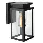 Jersey Muurlamp Zwart Large met 3W Bewegingssensor LED, Verzenden, Nieuw
