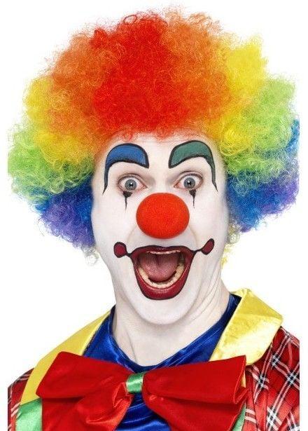 Crazy Clown pruik, Hobby en Vrije tijd, Feestartikelen, Nieuw, Ophalen of Verzenden