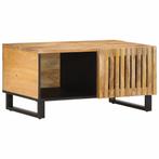 vidaXL Salontafel 80x51x40 cm massief ruw mangohout, Huis en Inrichting, Verzenden, Nieuw, Overige houtsoorten, 50 tot 100 cm