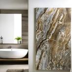 PVC Wandpaneel - Afimera - Milos Bruin Marmerlook Hoogglans, Ophalen of Verzenden, Nieuw