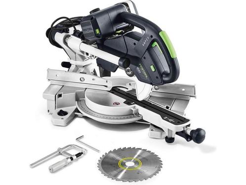 Festool KS 60 E KAPEX Afkortzaag - 1200 W - 661 x 475 x 430, Doe-het-zelf en Verbouw, Gereedschap | Zaagmachines, Zo goed als nieuw