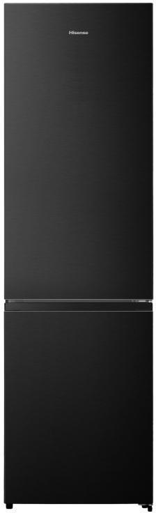 Hisense RB440N4AFC zwarte koelkast - blacksteel look, Witgoed en Apparatuur, Koelkasten en IJskasten, 200 liter of meer, Energieklasse A of zuiniger