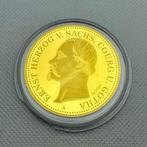 Duitsland. Gold medal 2019 Herzog Ernst II - 20 Gold-Mark, Postzegels en Munten