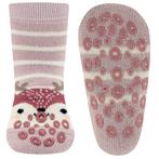 Antislipsokken Ewers Babymaat - Roze & Lila met Hertje - Nop, Kinderen en Baby's, Babykleding | Schoentjes en Sokjes, Meisje, Nieuw