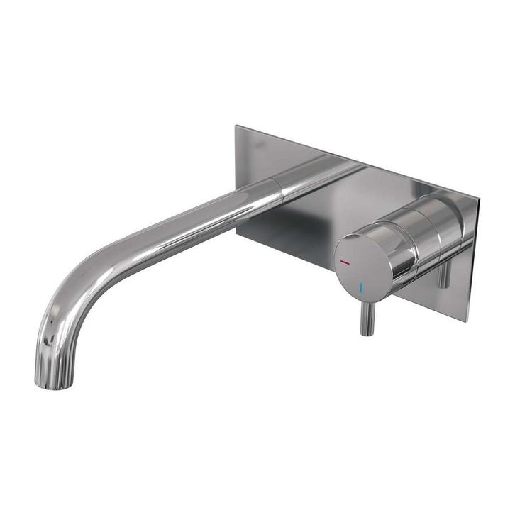 Brauer Chrome Edition Inbouw Wastafelmengkraan met Gebogen, Doe-het-zelf en Verbouw, Sanitair, Ophalen of Verzenden