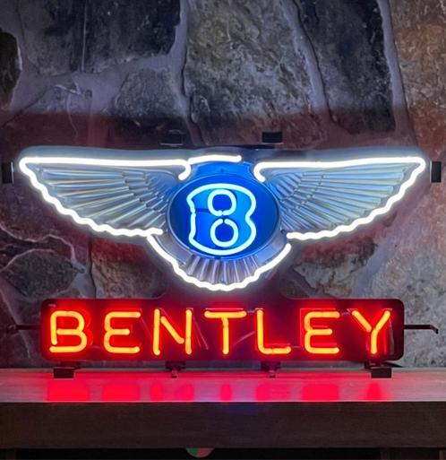 Bentley Logo Neon 80 x 45 cm, Verzamelen, Automerken, Motoren en Formule 1, Ophalen