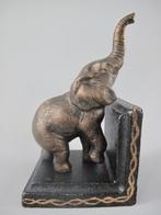 sculptuur, OLIFANT boekensteunen - 16 cm - IJzer