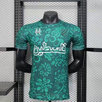 Fc Palestina Voetbalshirt met Custom Naam Mint Groen beschikbaar voor biedingen