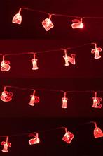 Letterslinger Sint en Piet met licht - 2.10m, Diversen, Sinterklaas, Verzenden, Nieuw