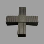 Hoekstuk zwart (kruis)  voor kokerprofiel 40x40x2 mm, Dieren en Toebehoren, Ophalen of Verzenden, Nieuw