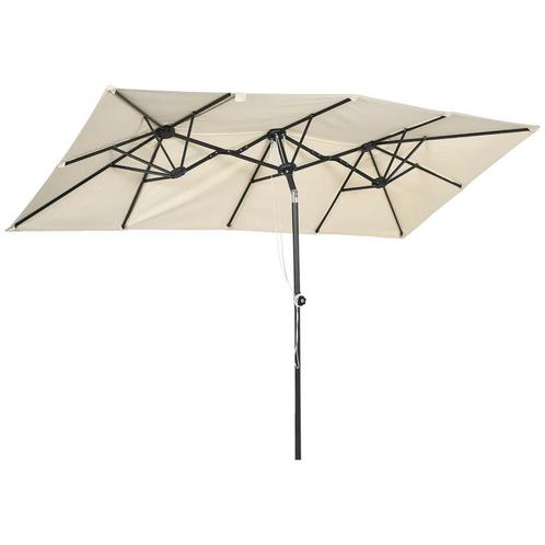 TRUUSK Grote Parasol, In Hoogte Verstelbaar, Kantelbaar, 150, Tuin en Terras, Parasols, Nieuw, Verzenden