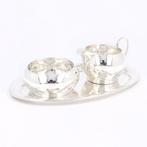 Brückman & Söhne - Art-Deco - Suiker en roomstel (3) - .835, Antiek en Kunst