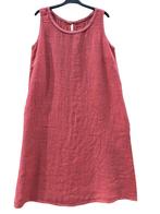 Puur linnen jurk - mouwloos - ronde hals - zijzakken -, Kleding | Dames, Nieuw