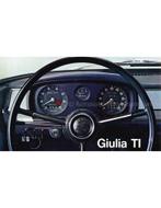 1969 ALFA ROMEO GIULIA TI BROCHURE ITALIAANS, Boeken, Auto's | Folders en Tijdschriften, Nieuw, Alfa Romeo, Author