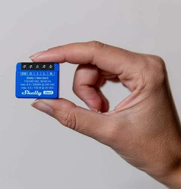 Shelly Shelly 1 Mini Gen3 Schakelactor WiFi, Bluetooth beschikbaar voor biedingen