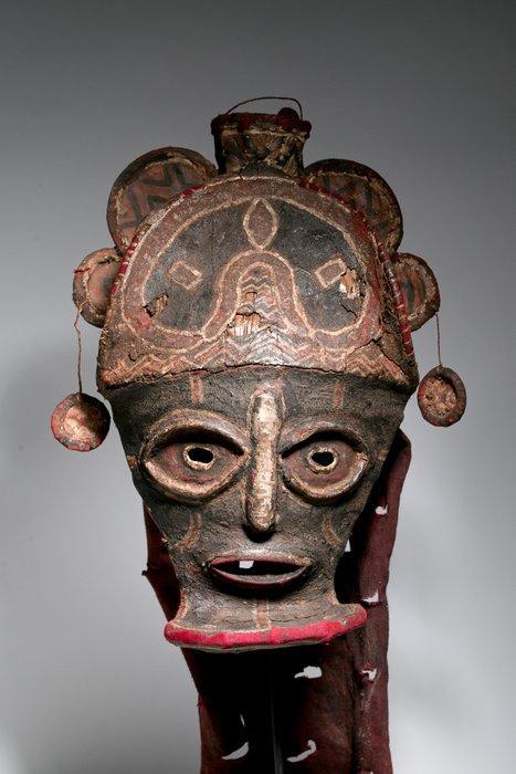 Masker - Luchazi - Zambia, Antiek en Kunst, Kunst | Niet-Westerse kunst