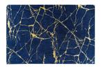 Tapijt MARBLE 160x240cm royal blauw goud - 44432, Ophalen of Verzenden, Nieuw