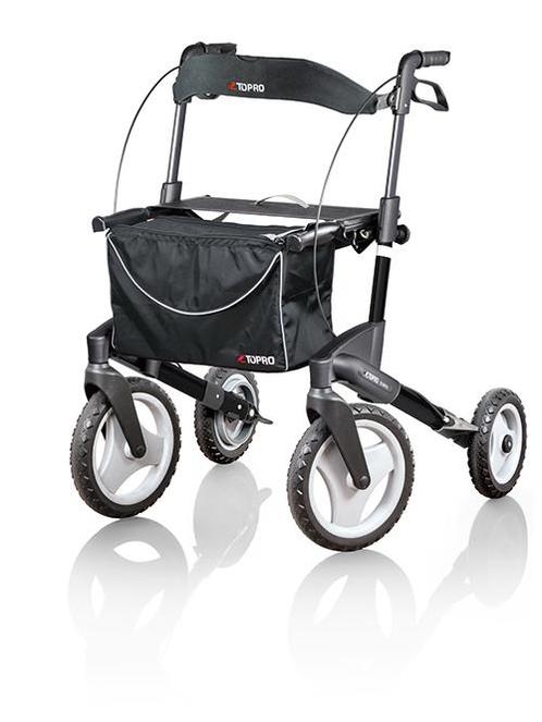 Rollator Topro Olympos Medium mat zwart, Diversen, Verpleegmiddelen, Nieuw, Ophalen of Verzenden