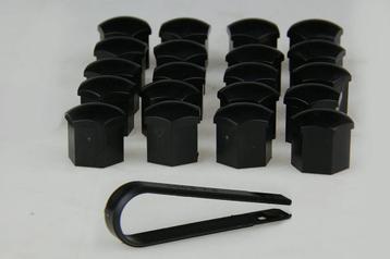 Beschermdop SET wielmoer 19 mm zwart beschikbaar voor biedingen