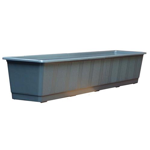 Balkonbak - 60 cm / Antraciet, Tuin en Terras, Planten | Tuinplanten, Ophalen of Verzenden