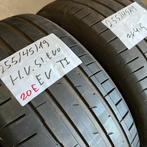 2 x Hankook Ventus S1 Evo 255-45-19 Zomerbanden 4,5mm, 19 inch, Gebruikt, 255 mm, Ophalen of Verzenden