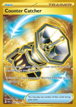 Counter Catcher 264/182 Paradox Rift, Hobby en Vrije tijd, Verzamelkaartspellen | Pokémon, Losse kaart, Nieuw, Foil, Ophalen of Verzenden