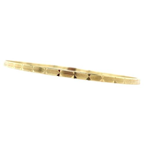 Vintage gouden fantasie rinkelarmband 14 krt, Sieraden, Tassen en Uiterlijk, Armbanden, Nieuw, Ophalen of Verzenden