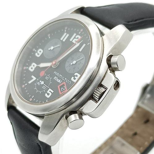 Hamilton - Khaki - Zonder Minimumprijs - 6313 - Heren - 2008, Sieraden, Tassen en Uiterlijk, Horloges | Heren