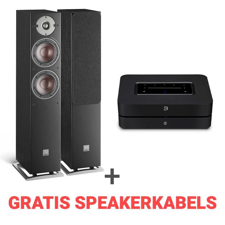 Dali Combi Deal Oberon 5 + Bleusound Powernode N330, Audio, Tv en Foto, Luidsprekers, Front, Rear of Stereo speakers, Nieuw, Overige merken