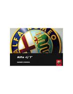 2004 ALFA ROMEO GT INSTRUCTIEBOEKJE ENGELS