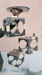 Goffredo Reggiani - Kroonluchter - Staal - Cubo Reggiani, Antiek en Kunst, Antiek | Lampen