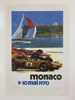 Michael Turner - MONACO - 9/10 mai 1970 (linen backed on, Antiek en Kunst