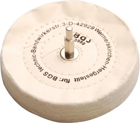 BGS technic Polijstschijf met spandoorn | 6 mm (3989), Auto-onderdelen, Klein materiaal, Nieuw, Ophalen of Verzenden