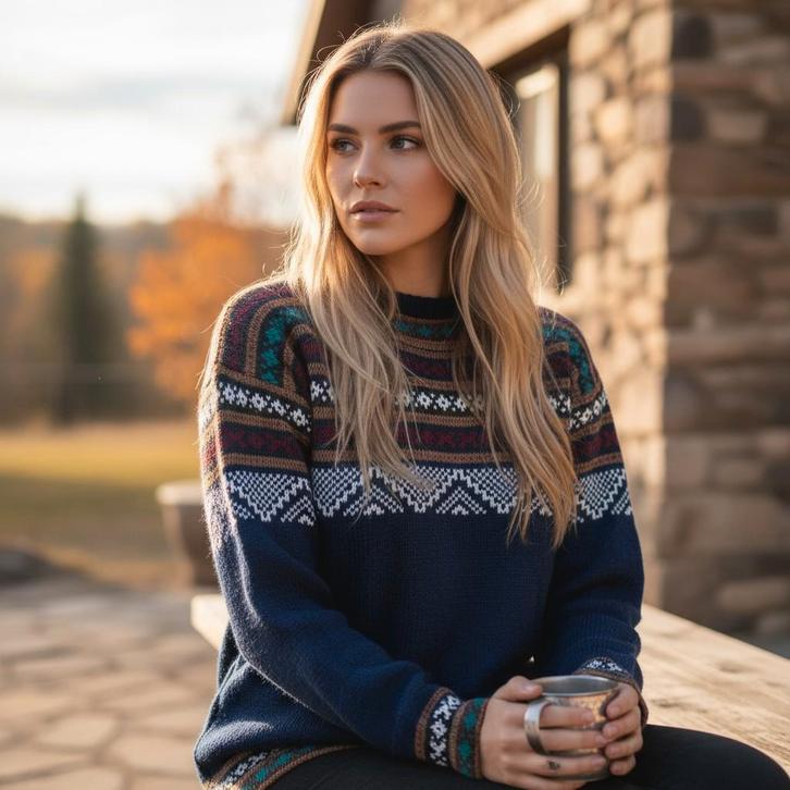 Alpaca trui dames,  Peruaanse vesten voor dames, Kleding | Dames, Truien en Vesten, Overige kleuren, Maat 42/44 (L), Nieuw, Verzenden