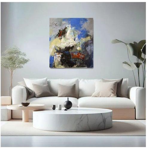 Massimo Riccò - Paris, Antiek en Kunst, Kunst | Schilderijen | Modern
