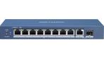 Hikvision DS-3E0510P-E/M – 8-Poorts Gigabit Unmanaged PoE, Ophalen of Verzenden, Nieuw