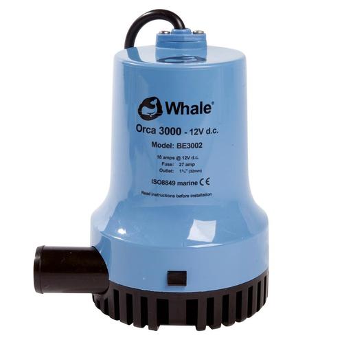Whale Bilgepomp Orca Electric 3000 189L/min 24 Volt, Watersport en Boten, Accessoires en Onderhoud, Nieuw, Ophalen of Verzenden