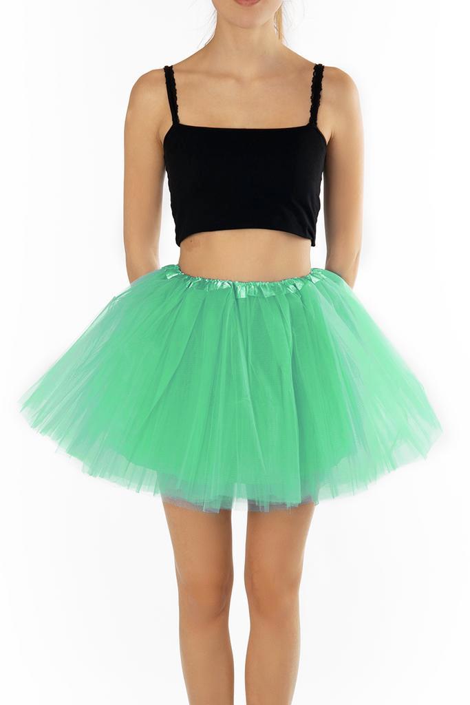 KIMU® Tutu Mint Groen Tule Rokje L XL XXL Mintgroene Pettico, Kleding | Dames, Carnavalskleding en Feestkleding, Kleding, Nieuw