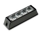 LED Flitser 4 LEDs Blauw | 10-30v |, Verzenden, Nieuw