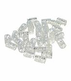Haarringen Dreadlock Cuffs Opengewerkt Fantasie Zilver, Sieraden, Tassen en Uiterlijk, Uiterlijk | Haarverzorging, Verzenden, Nieuw