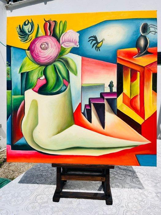 Kleopatra Artesia - Le jardin de lantiquaire, Antiek en Kunst, Kunst | Schilderijen | Modern