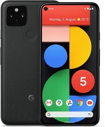 Google Pixel 5 128GB Zwart met GARANTIE & verzending beschikbaar voor biedingen