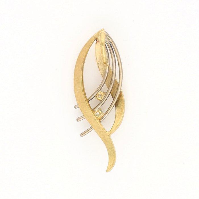 Hanger - 18 karaat Geel goud Diamant (Natuurlijk), Sieraden, Tassen en Uiterlijk, Antieke sieraden