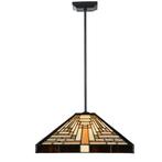 Tiffany Hanglamp Rising Sun pendant square